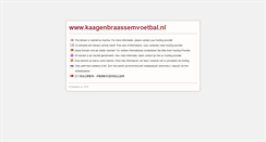 Desktop Screenshot of kaagenbraassemvoetbal.nl
