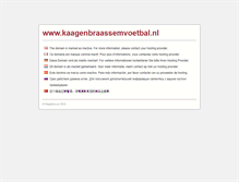 Tablet Screenshot of kaagenbraassemvoetbal.nl